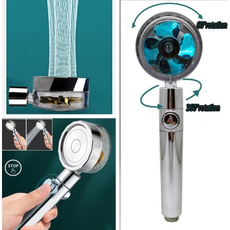 Портативная насадка для душа с "турбонаддувом"  оптом-5