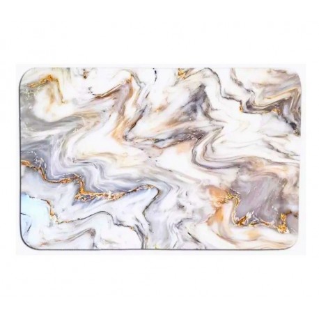 Противоскользящий коврик для ванной 50*80 см, флюид мрамор  оптом-1
