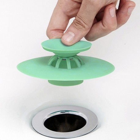 Силиконовое ситечко для раковины Flex Drain Stor&Hair Catcher  оптом-8