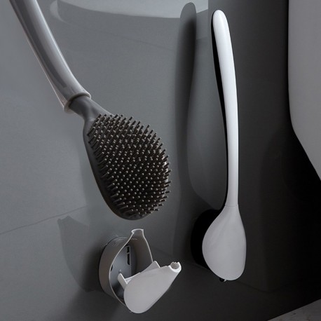 Силиконовый Ершик для унитаза, ершик для унитаза с подставкой на стену  оптом-6