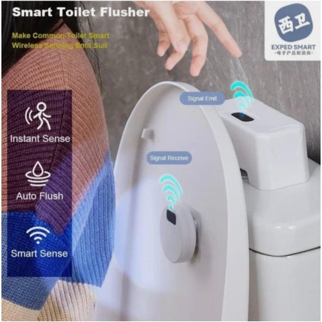 Автоматический электрический сенсорный смыв для унитаза Sensing Toilet Flush инфракрасный оптом-5