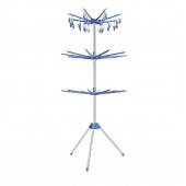 Сушилка для белья и полотенец напольная вертикальная с прищепками 