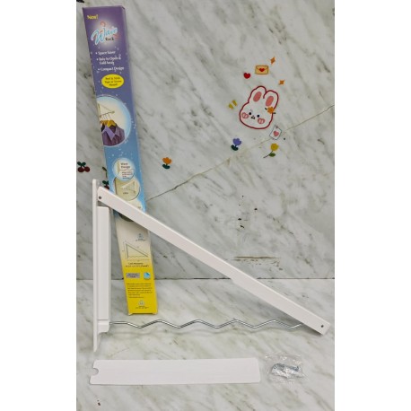 Вешалка-сушилка настенная складная для одежды-6