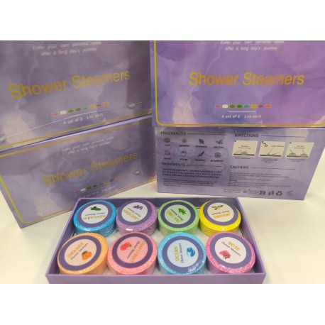 Набор ароматических таблеток Shower Steamers для душа 8 шт  оптом-6