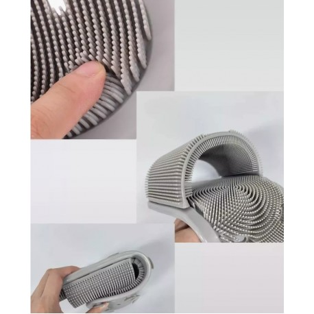 Силиконовый массажный тапок Silicone magic bathroom slippers для ванной, сауны 1 шт  оптом-6