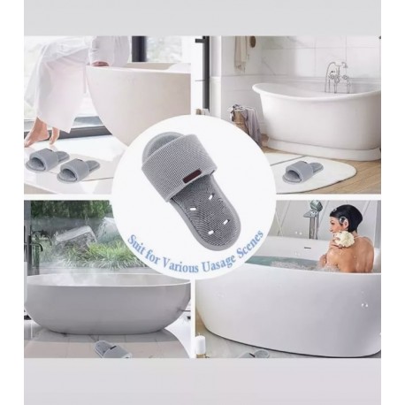 Силиконовый массажный тапок Silicone magic bathroom slippers для ванной, сауны 1 шт  оптом-3