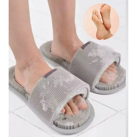 Силиконовый массажный тапок Silicone magic bathroom slippers для ванной, сауны 1 шт  оптом-5
