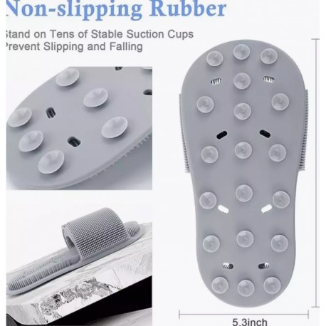 Силиконовый массажный тапок Silicone magic bathroom slippers для ванной, сауны 1 шт  оптом-8