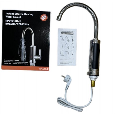 Поточный электрический водонагреватель RX-011-1 с цифровым дисплеем-1