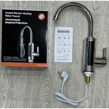 Поточный электрический водонагреватель RX-011-1 с цифровым дисплеем-6