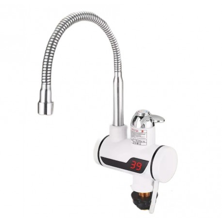 Поточный водонагреватель с гибким шлангом и LED дисплеем-1