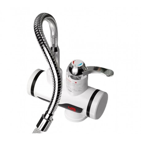 Поточный водонагреватель с гибким шлангом и LED дисплеем-2