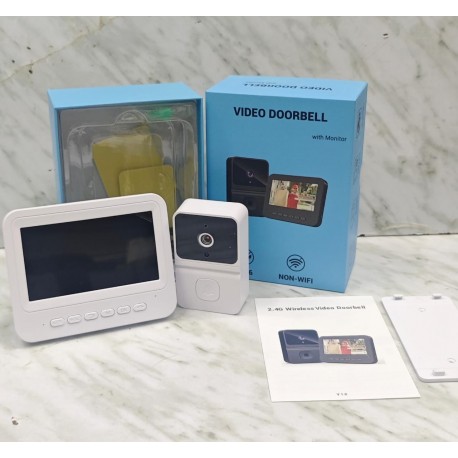 Беспроводной видеодомофон 2-полосный, 4,3-дюймовый IPS-экран-2