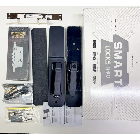 Дверной электронный врезной Smart Замок  оптом-2