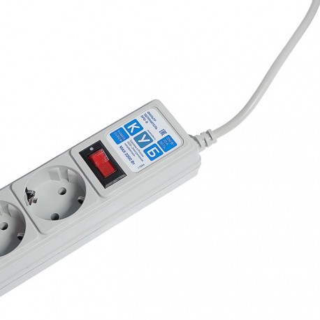 Сетевой фильтр Power Cube 5 розеток 1.9 м  оптом-2