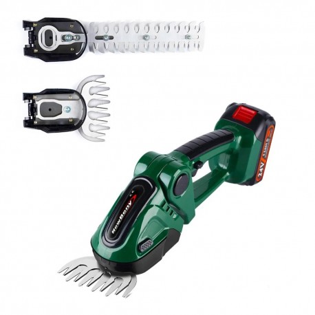 Аккумуляторные садовые ножницы-кусторез с 2 лезвиями  оптом