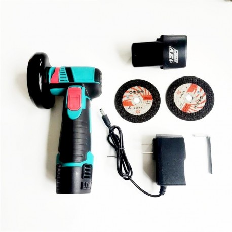 Портативная угловая шлифовальная машина (болгарка) 12 V, 1500 мАч, двойной аккумулятор  оптом-11