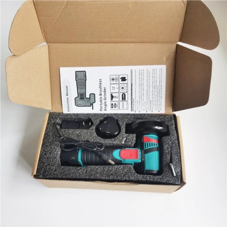 Портативная угловая шлифовальная машина (болгарка) 12 V, 1500 мАч, двойной аккумулятор  оптом-2