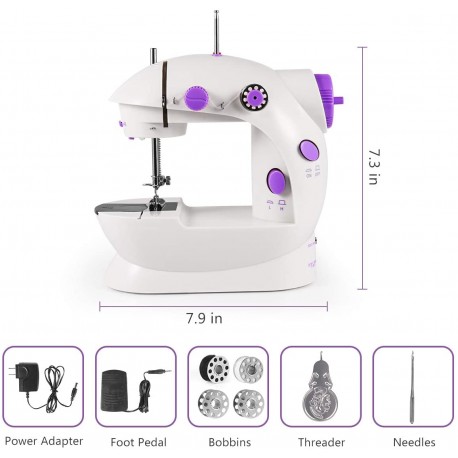 Мини швейная машина 4в1 Mini Sewing Machine  оптом-7