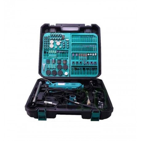 Шлифовальная машинка-гравер с насадками и гибким валом 350 предметов  оптом-1