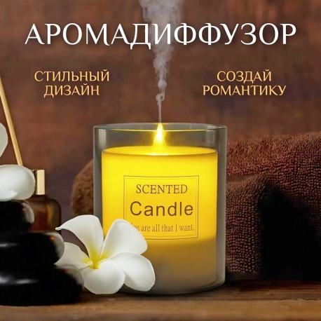 Ароматизированная LED свеча-ночник CANDLE AROMATHERAP SCENTED JX-011  оптом-8