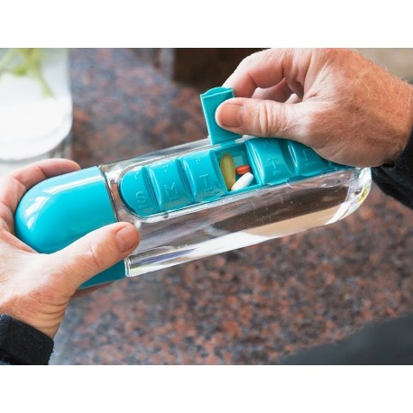 Бутылка с органайзером для таблеток Pill & Vitamin  оптом-8