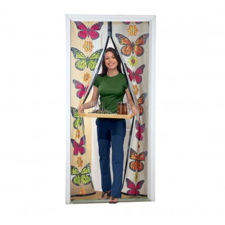 Москитная сетка для двери на магнитах Большие Бабочки 210*100 см  оптом-1