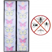 Москитная сетка для двери на магнитах Большие Бабочки 210*100 см 