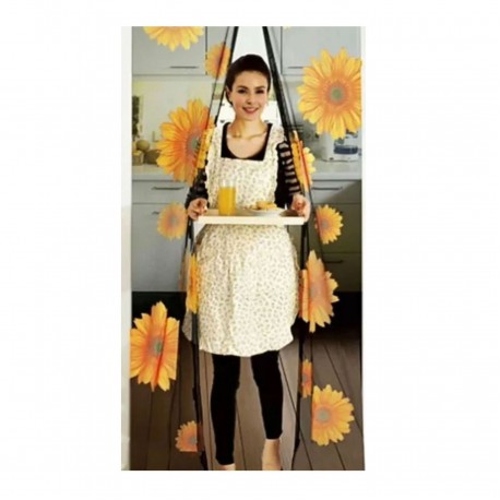 Москитная сетка для двери на магнитах Подсолнухи  210*100 см  оптом