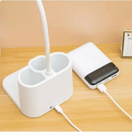 Светодиодная настольная лампа LED с органайзером для ручек или карандашей  оптом-4