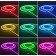 Неоновая светодиодная лента  RGB STRIP LIGHT 1м Bluetooth  оптом