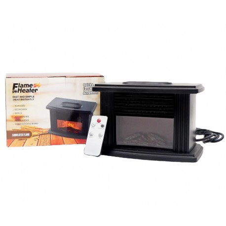Настольный портативный инфракрасный камин FLAME HEATER с имитацией огня  оптом-1