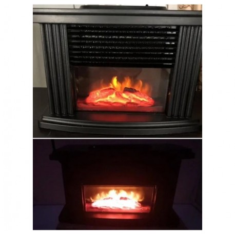 Настольный портативный инфракрасный камин FLAME HEATER с имитацией огня  оптом-6
