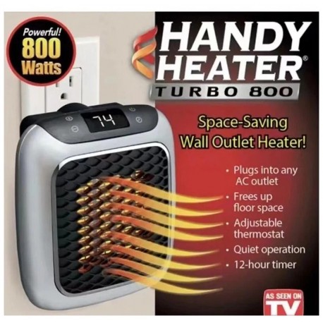 Портативный настенный мини-обогреватель Handy Heater Turbo 800, 10 кв.м, 800 Вт  оптом-4