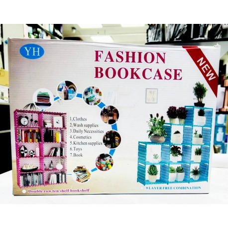 Этажерка-органайзер FASHION BOOKCASE универсальная, 9 полок-2