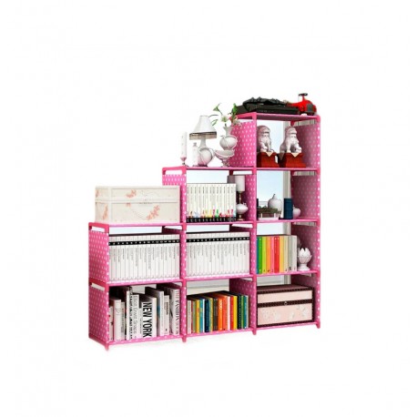 Этажерка-органайзер FASHION BOOKCASE универсальная, 9 полок