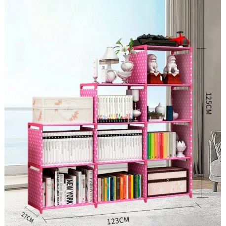 Этажерка-органайзер FASHION BOOKCASE универсальная, 9 полок-3