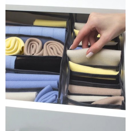 Органайзер для хранения вещей 11 ячеек 12 х 32 х 12 см  оптом-9