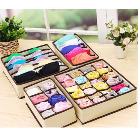 Органайзер для хранения вещей и нижнего белья 4 шт  оптом-11