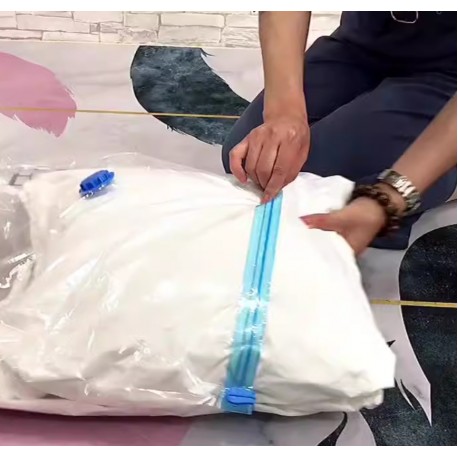 Вакуумные пакеты для хранения вещей с насосом, 5 шт оптом-7