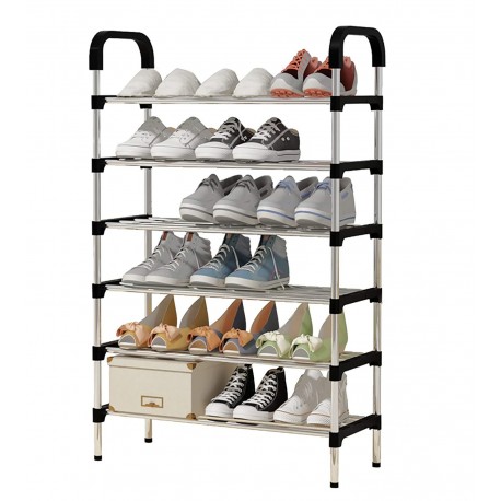 Этажерка для обуви 6 полок, Металл, ABS пластик  оптом-1