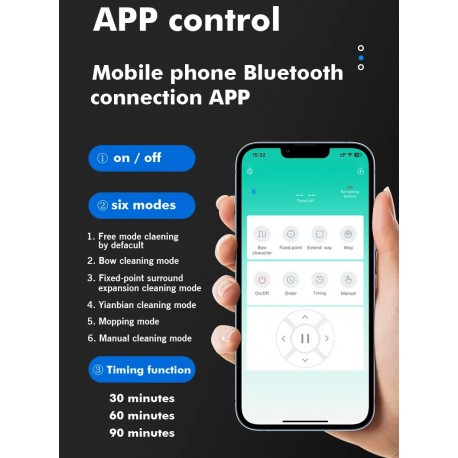 Беспроводной Автоматический Робот-пылесос Bluetooth 3-в-1 многофункциональный  оптом-7
