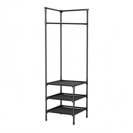 Напольная двухрядная вешалка AY-2037 в прихожую для верхней одежды 45 х 45 х 180 см