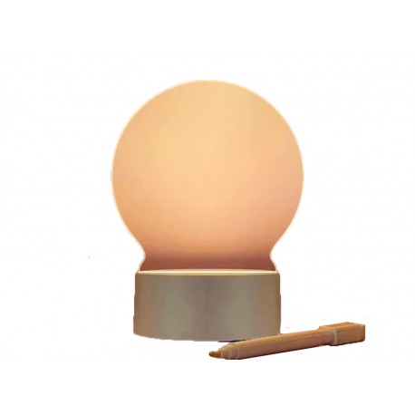 3D Ночник-Доска для заметок с светодиодной подсветкой и маркером, круглый  оптом