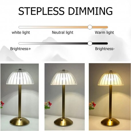 Настольная светодиодная лампа с сенсорным выключателем, 1200 мАч  оптом-2