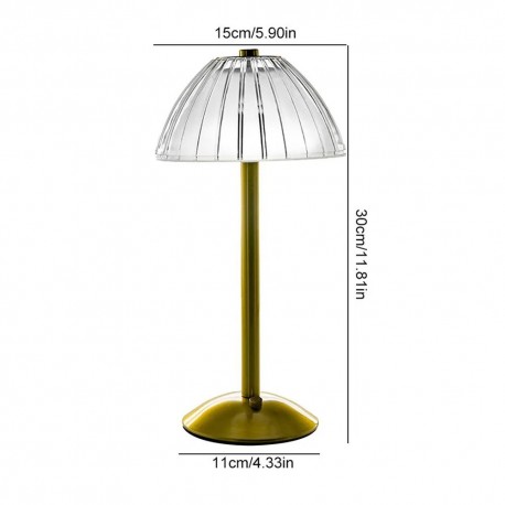 Настольная светодиодная лампа с сенсорным выключателем, 1200 мАч  оптом-3