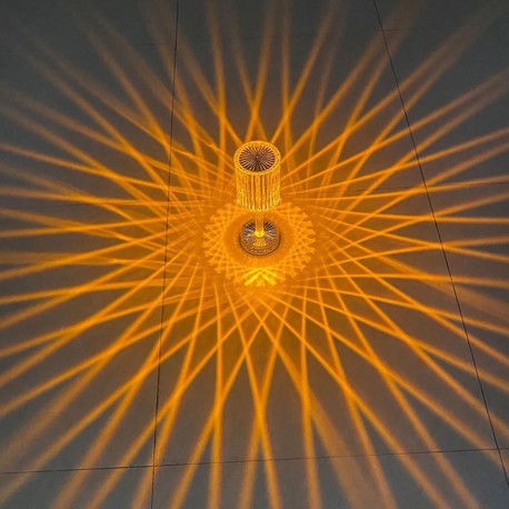 Настольная хрустальная лампа с пультом для дома оптом-8