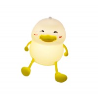 Силиконовый детский ночник-светильник DUCK Sensor night light УТКА