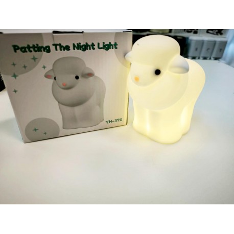 Силиконовый детский ночник-светильник Patting The Night Light ОВЕЧКА YH-370 оптом-2