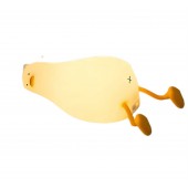 Силиконовый детский ночник-светильник УСТАВШАЯ УТОЧКА Lie in Peace Duck Sleep Lamp QY-002